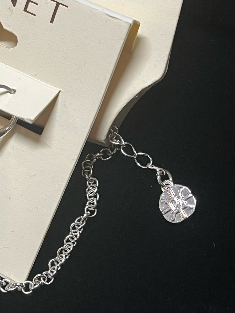 Monet Pink Crystal Teardrop Necklace and Dangle Earrings Set - Picture 7 of 9